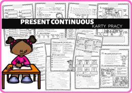 PRESENT CONTINUOUS - KARTY PRACY