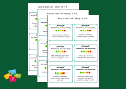 MIKOŁAJEK - Karty do SMALL TALK - lektury - gra