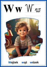 Litery - plansze pokazowe, karty pracy - do samodzielnego wydruku