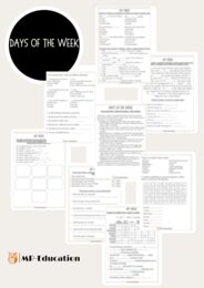 Days of the week reading - Dni tygodnia