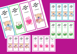 DZIEŃ PLUSZOWEGO MISIA – zakładki do książek – zakładka – kolor – wersja 2