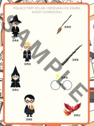 Ćwiczenia logopedyczne z czarodziejami - PDF do druku