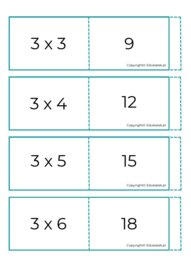 Fiszki – tabliczka mnożenia