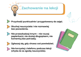 Gazetka "Kulturalni z klasą..."- zasady kultury w szkole.