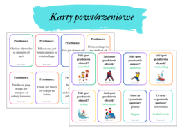 BRAINY 5 UNIT 3 KARTY POWTÓRZENIOWE