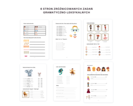 Karta Pracy, Części ciała, Body Parts, Liczba mnoga i Zaimki He/ She oraz zworty has got/ hasn't got/ Has ... got ?