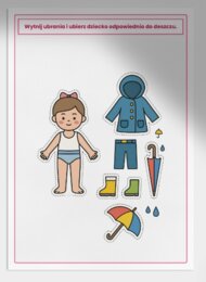 Karty pracy „Deszczowy dzień”