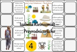 Notatka okienkowa/stacja zadaniowe/notatka interaktywna/notatka graficzna/karta pracy/sketchnotka „Rolnictwo Azji”, „Cechy klimatu monsunowego a rytm i kultura upraw ryżu w Azji Południowo – Wschodniej.” w pdf. Geografia 8 , dział „Azja”. Materiał wykona