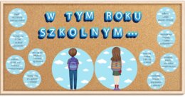 W tym roku szkolnym || Gazetka na początek roku szkolnego