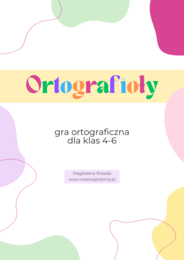 Gra ortograficzna: ó/u, rz/ż, ch/h, mała i duża litera