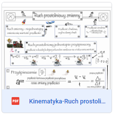 Kinematyka - ruch zmienny