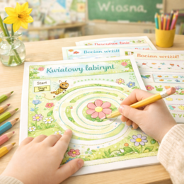 Karty pracy „Wiosna tuż-tuż”