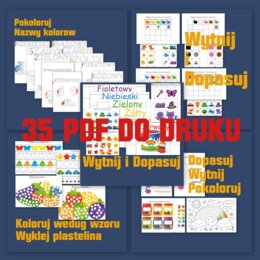 Karty Pracy Kolory – Materiały do Druku dla Przedszkola
