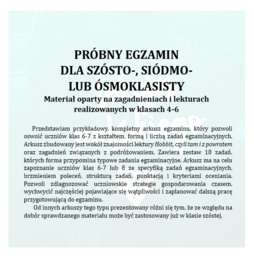 PRÓBNY EGZAMIN JUŻ DLA SZOSTOKLASISTY- HOBBIT.