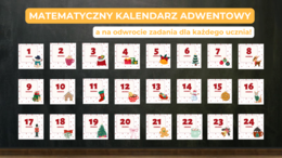 🎄📚 Matematyczny Kalendarz Adwentowy dla klas 4-6 ✨🎁