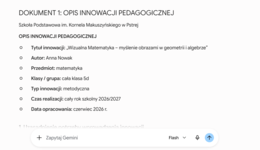 Innowacja Pedagogiczna w 10 Minut