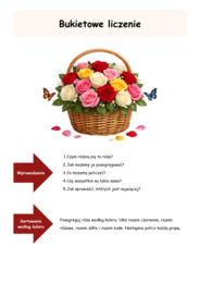 Wiosenne karty pracy: bukietowe liczenie, jagodowy wykres i symetria płatka