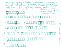 DZIEŃ KSIĄŻKI - podchody literackie "Na tropach lektur", 2 wersje: klasy IV-VI i VII-VIII