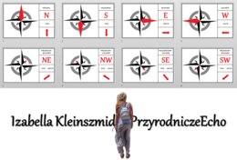 Puzzle/układanka/praca w grupach do zalaminowania. "Kierunki geograficzne", "Poznajemy warsztat przyrodnika ". Przyroda 4 "Określamy kierunki geograficzne"