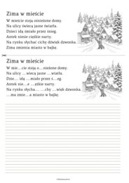 Krótkie dyktanda na szybkie powtórki- zmiękczenia