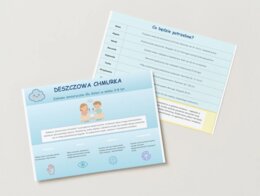 Zabawa sensoryczna „Deszczowa chmurka”