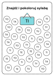 Wyszukiwarka sylab- 78 kart pracy