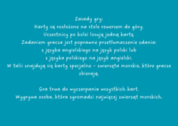 Present Simple card game