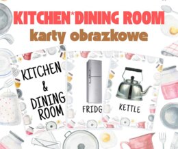 KITCHEN, DINING ROOM - karty obrazkowe