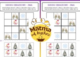 Sudoku obrazkowe - pory roku