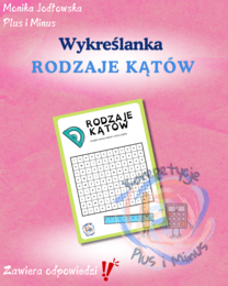 Wykreślanka rodzaje kątów