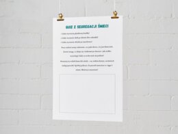 Infografiki edukacyjne. Zasady segregacji odpadów. Obieg wody w przyrodzie. Dlaczego pszczoły są ważne?