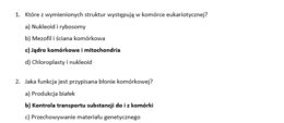 Test- budowa i funkcjonowanie komórki