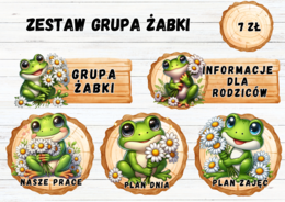 ZESTAW GRUPOWY "GRUPA ŻABKI"