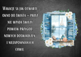 GAZETKA WAKACJE OKNO