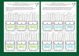 ORTOGRAFIA - ZESTAW - wyrazy z "Ó" i "U" - zasady - wklejka - karta pracy - 6 wersji + odpowiedzi