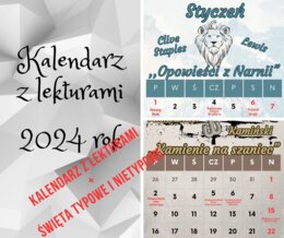 Kalendarz z lekturami - 2024 rok