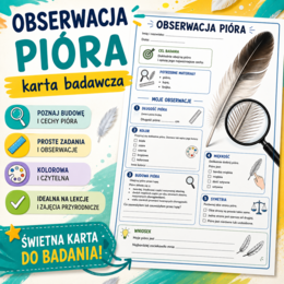 Obserwacja pióra