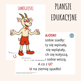 SAMOGŁOSKI - WIERSZYKI MNEMOTECHNIKI UŁATWIAJĄCE NAUKĘ SAMOGŁOSEK! Wersja uniwersalna i mikołajkowa!