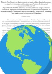 Przemówienie dotyczące roli przyrody w literaturze! Hit! Dzień Ziemi i powtórka do egzaminu!