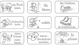 Weihnachten - Wortschatz - wypowiedź pisemna, egzamin 8-klasisty, słownictwo bożonarodzeniowe, QR- kody , karty obrazkowe