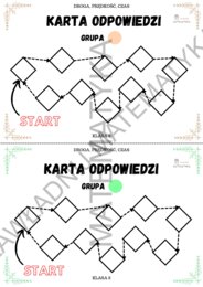 Stacje zadaniowe - droga, prędkość, czas