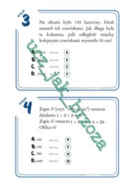 Stacje zadaniowe na Dzień Tabliczki Mnożenia