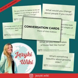 Point of View Edition - Conversation Cards. Karty konwersacyjne Języki Wiki