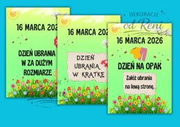 Odliczajmy do wiosny!-14 propozycji -  w 5 wariantach z różnymi datami (16.03 – 20.03)-ponad 100 stron!!!