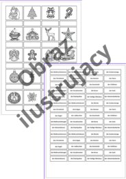 Świąteczna kolorowanka i wycinanka