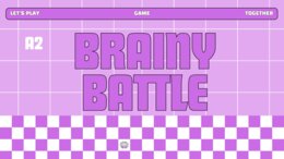 🧠🎉 Brainy Battle – gra językowa (poziom A2)