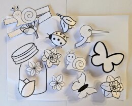 KOLOROWANKA WIOSENNA 3D