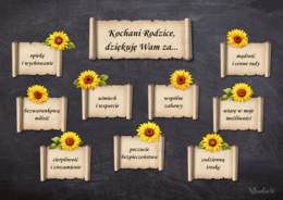 Dzień Mamy i Taty - dekoracja