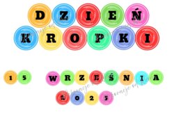 Dzień Kropki girlanda