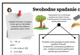 Fizyka kl.7 (SP) Temat: Swobodne spadanie ciał. (karta wykropkowana do uzupełnienia)
